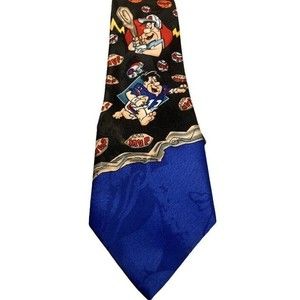 Men's Neck Tie THE FLINTSTONES 1993 Sports MVP Vintage Fruity Pebbles 56x4 In.
